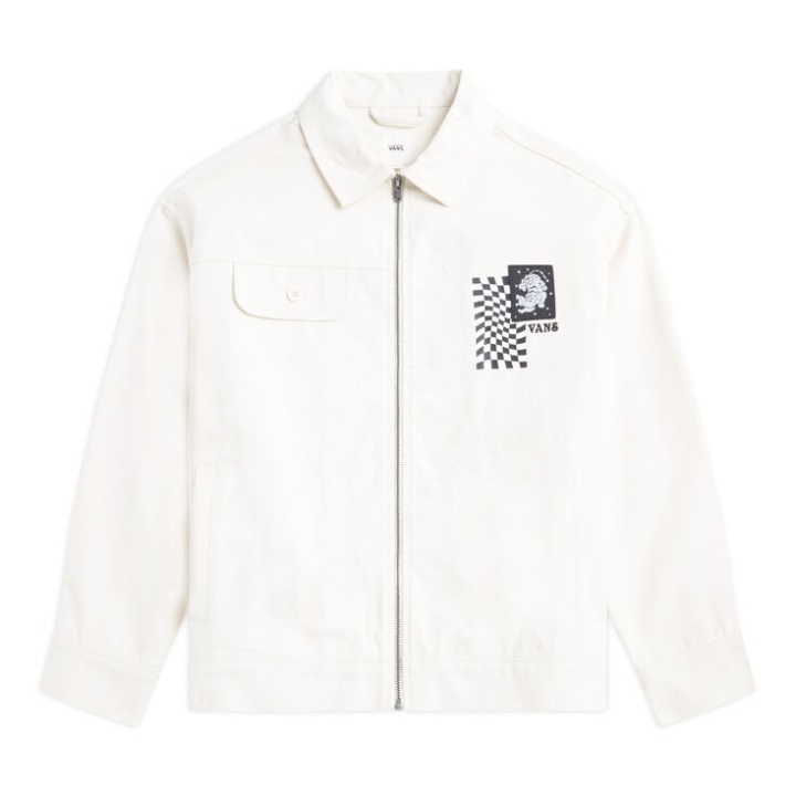 Vans Hyper Jacket αντίκα λευκό