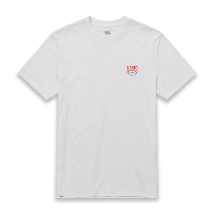 Vans λογότυπο κοντομάνικο μπλουζάκι λευκό