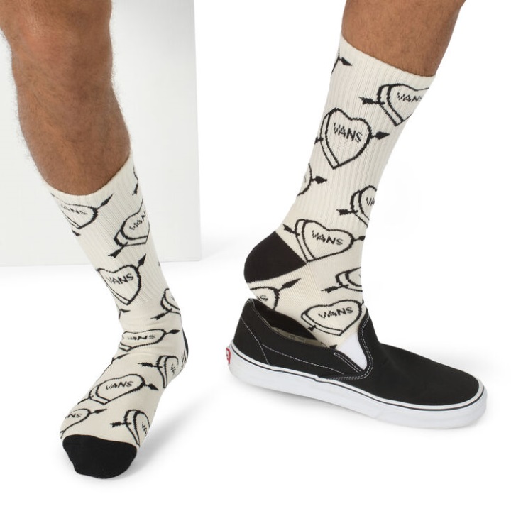 Vans Love Hat Hat Crew κάλτσες (μέγεθος 6,5-9 1 ζευγάρι) Seedpearl