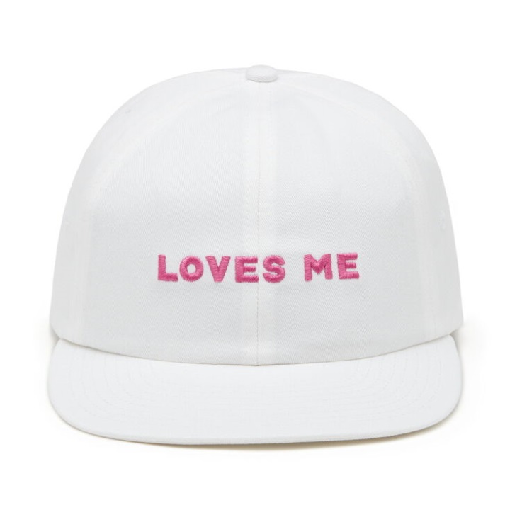 βανς με λατρεύει το καπέλο τζόκεϊ λευκό