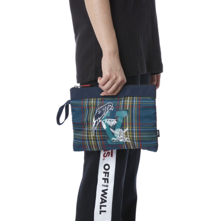 Vans το είδος μου καρό Clutch φόρεμα μπλουζ καρό