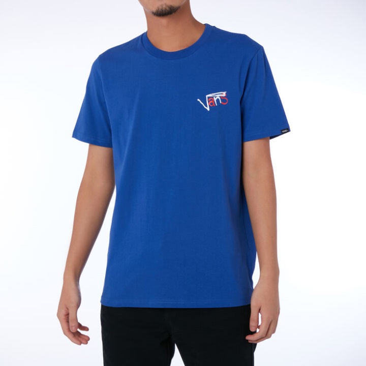 Vans Otw Art Collection Fivemonker T-shirt Deep Ultramarine