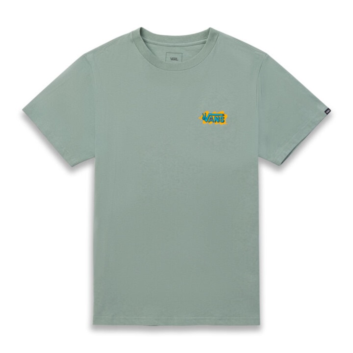 Vans Otw Art Collection Woodsme T-shirt πράσινο περιβάλλον