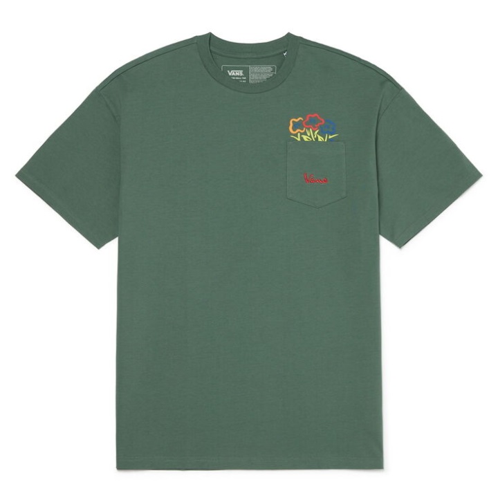 Vans Otw τσέπη Gx κοντομάνικο μπλουζάκι πάπιας πράσινο