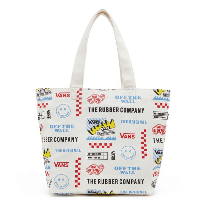 φορτηγά παλιές ετικέτες Tote Logos Marshmallow