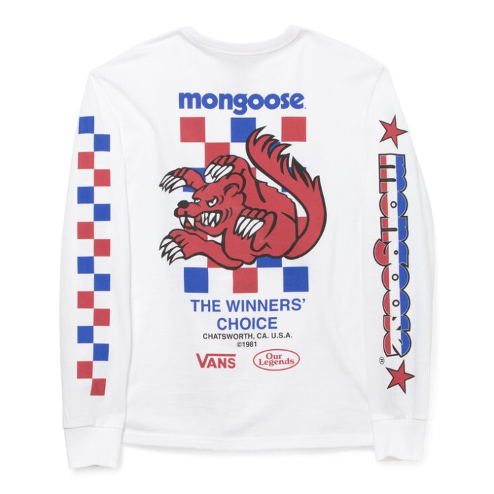 Vans μας Legends μακρυμάνικο μπλουζάκι λευκό