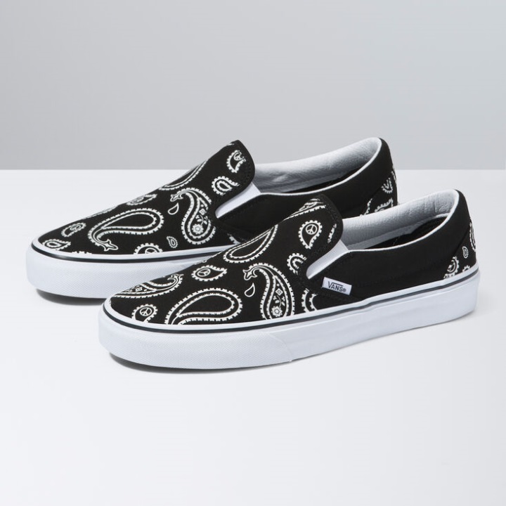 Vans Paqe Paisley Classic Slip-on μαύρο-αληθινό λευκό