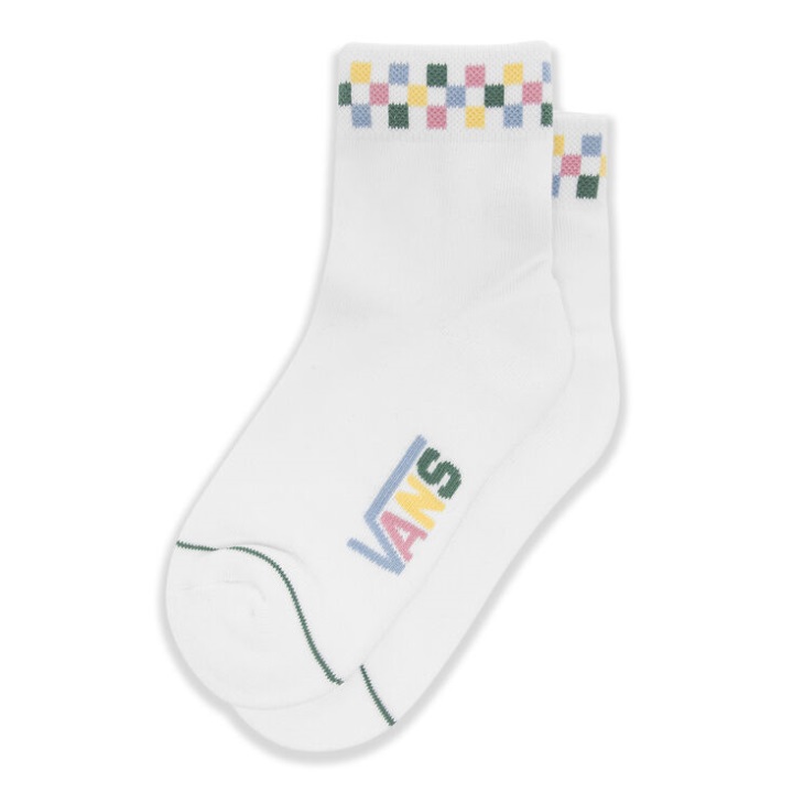 Vans Peek-a-check Crew κάλτσες 6,5-10 1pk White-ashley Blue