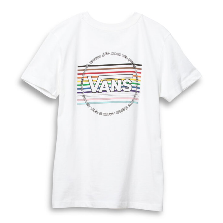 Vans Pride 22 Crew T-shirt λευκό