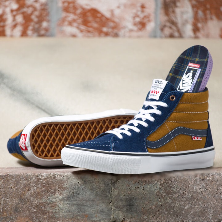Vans Reynolds Skate Sk8-hi Navy-καφέ