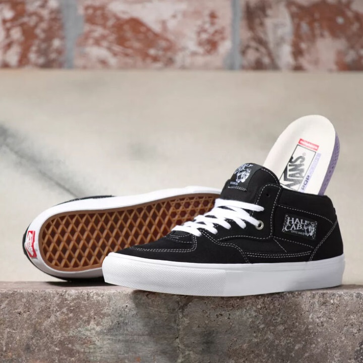 Vans Skate μισή καμπίνα μαύρο-άσπρο