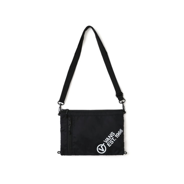 Vans το Ultrasake Crossbody μαύρο-άσπρο λογότυπο