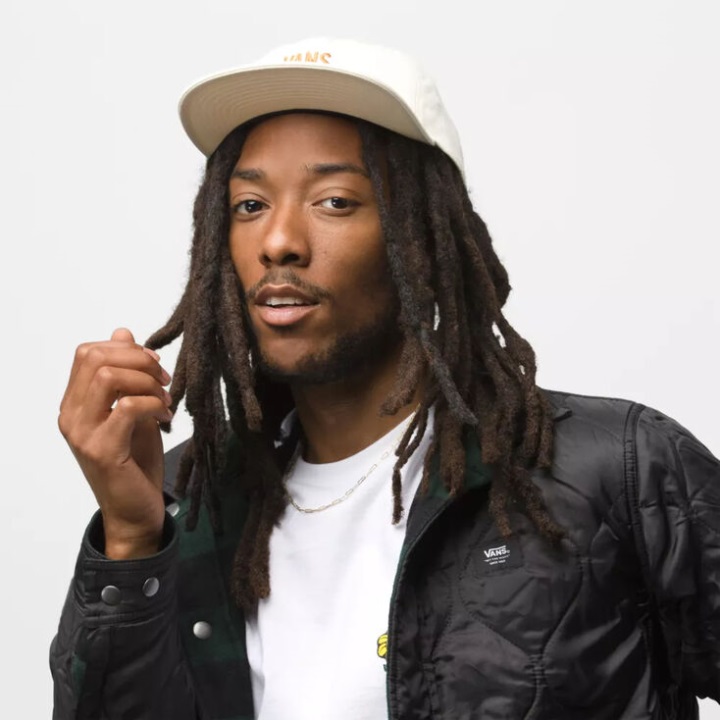 Vans Trippy καπέλο τζόκεϊ σε εξωτερικούς χώρους αντίκες λευκό