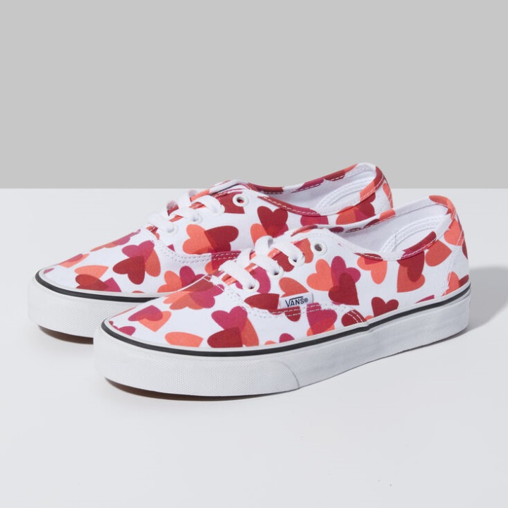 Vans Valentines καρδιές αυθεντικό αληθινό λευκό-φούξια μωβ