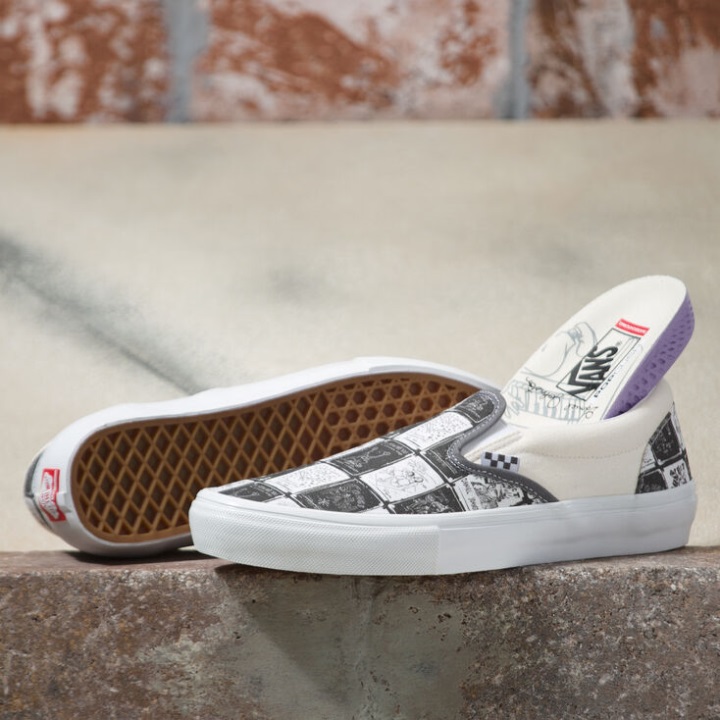 Vans X Daniel Johnston Skate Slip-on Raven