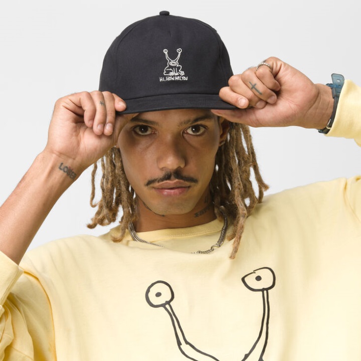 Vans X Daniel Johnston αδόμητο καπέλο μαύρο