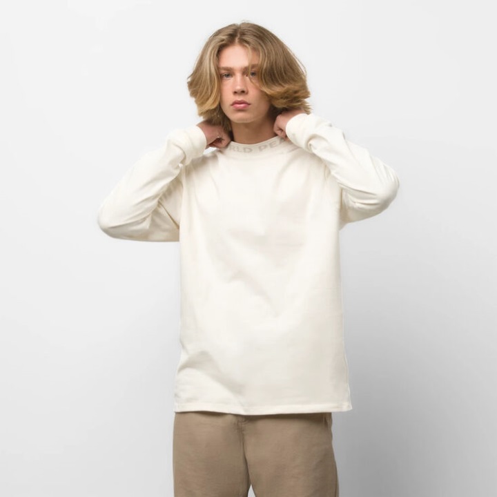 Vans X Justin Henry μακρυμάνικο πλεκτό αντίκες λευκό