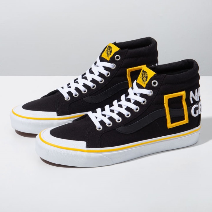 Vans X National Geographic Sk8-hi επανέκδοση 138 λογότυπο National Geographic