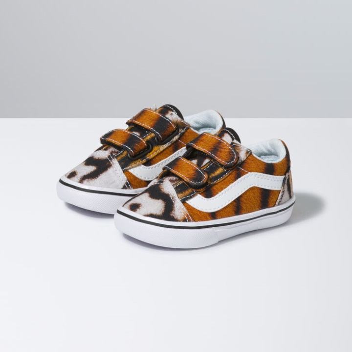 Vans X Project Cat νήπιο Comfycush παλιό Skool V Projectcat-multi Tiger