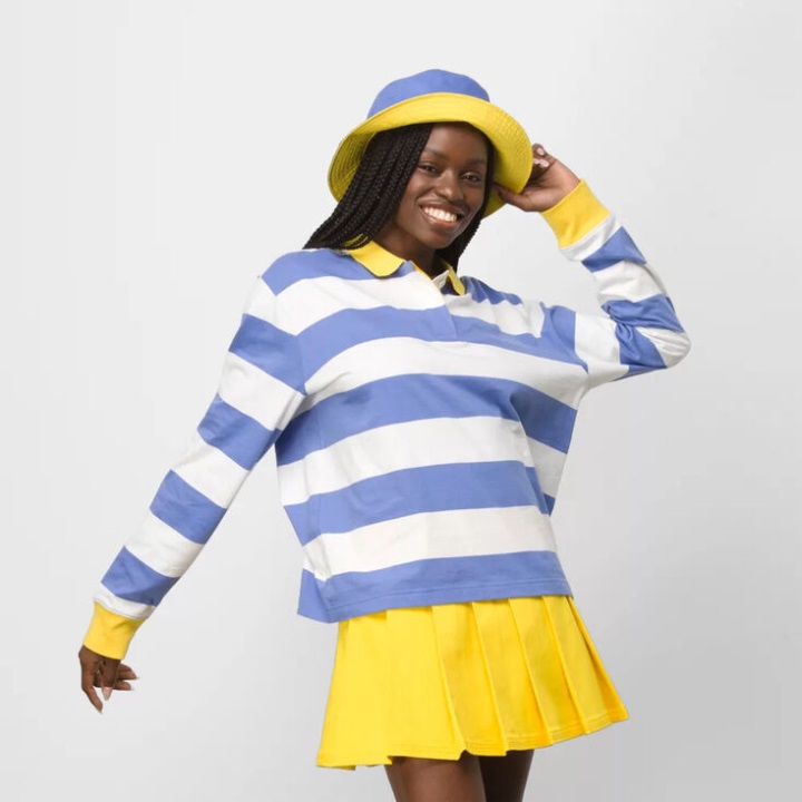 Vans X Tierra Whack μακρυμάνικο Polo Marshmallow-baja Blue