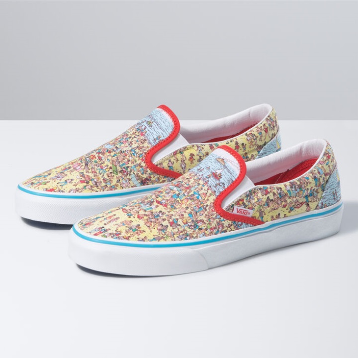 Vans X Wheres Waldo Classic Slip-on βρείτε το Steve-beach