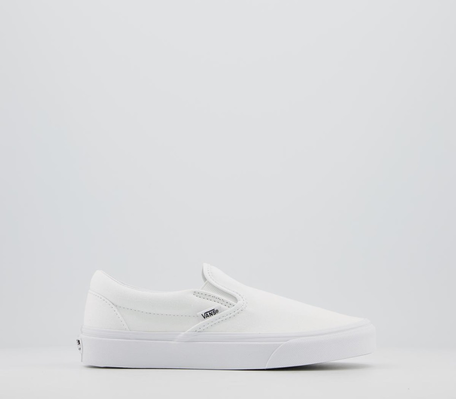 Vans Classic Slip On Trainers λευκό μονόχρωμο