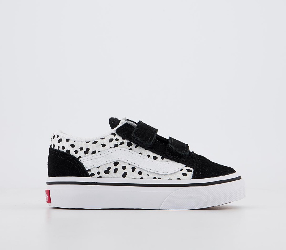Vans Old Skool Trainers Dalmation μαύρο αληθινό λευκό