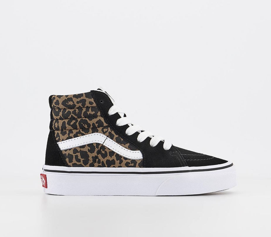 Vans Sk8 Hi Kids Trainers Leopard