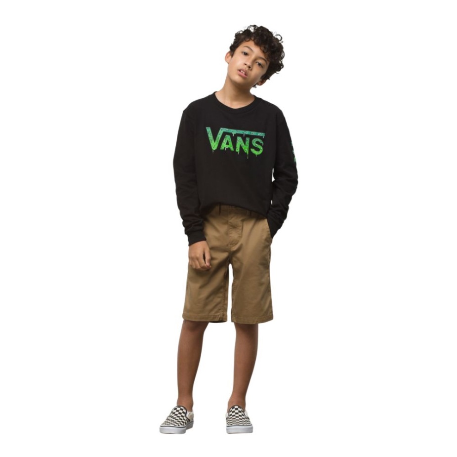 αγορίστικο αυθεντικό σορτς Vans μαύρο