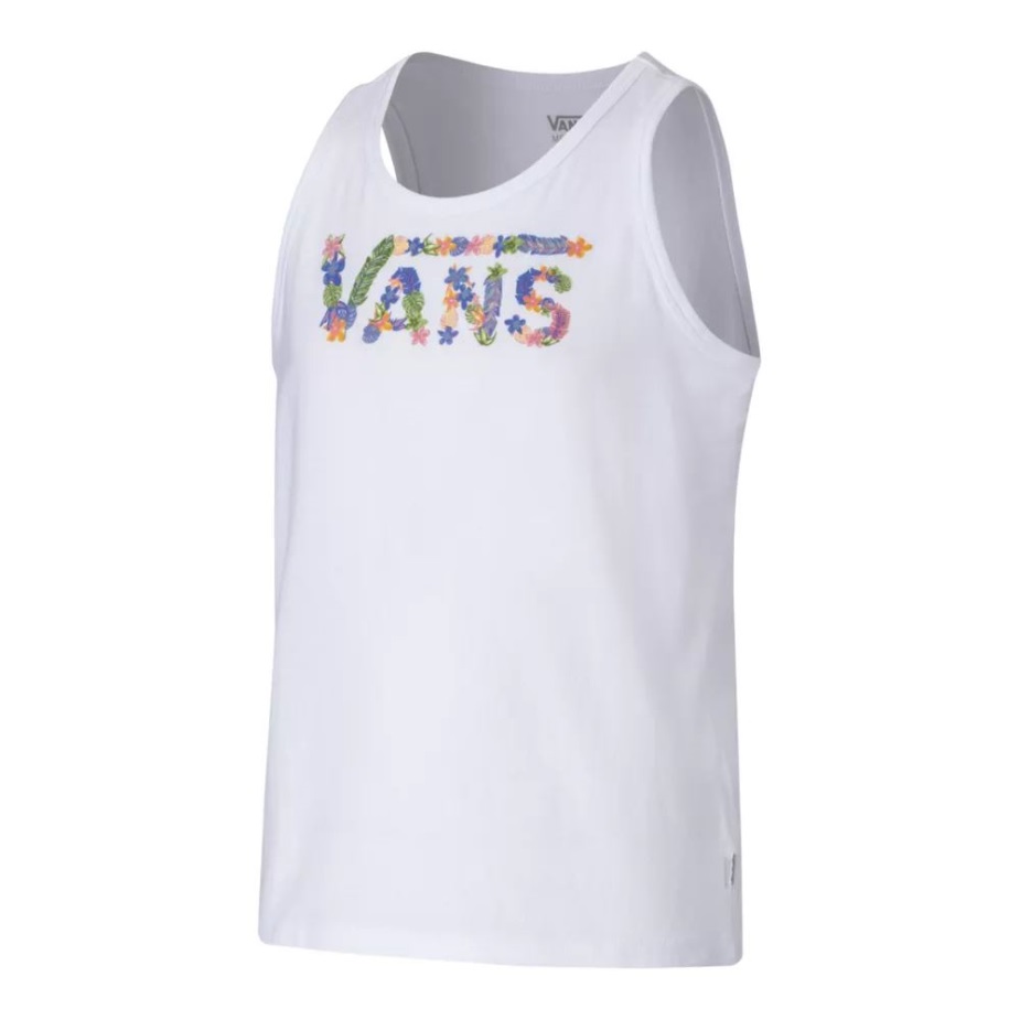 Vans Girls'zen Patio Tank λευκό