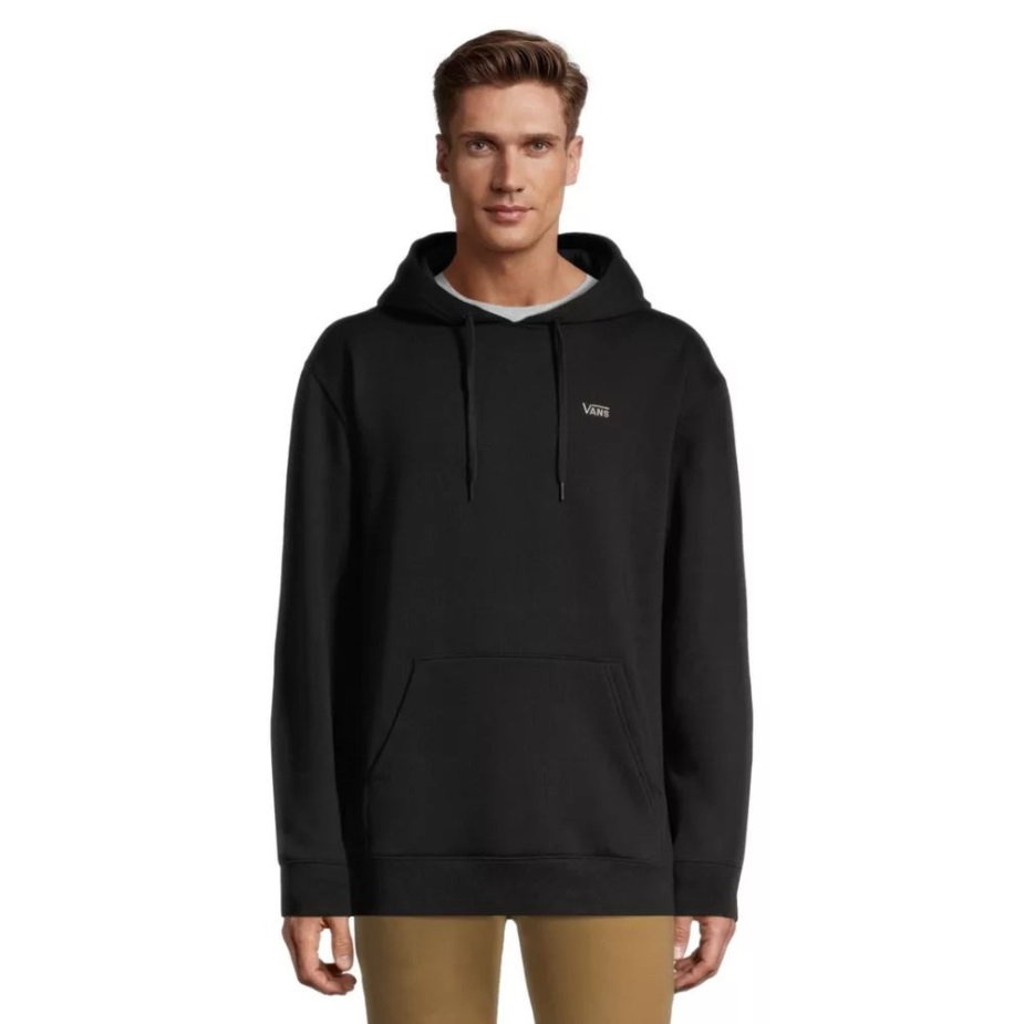 Φορτηγά ανδρικό πουλόβερ με κουκούλα σε μαύρο χρώμα