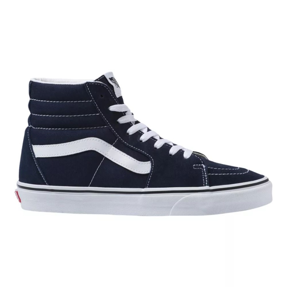 Vans ανδρικά Sk8 Skate παπούτσια Sneakers ψηλό τοπ παριζιάνικο νυχτερινό λευκό