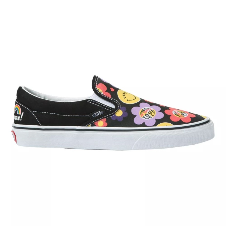 Vans γυναικεία κλασικά παπούτσια Slip On Skate Black-multi