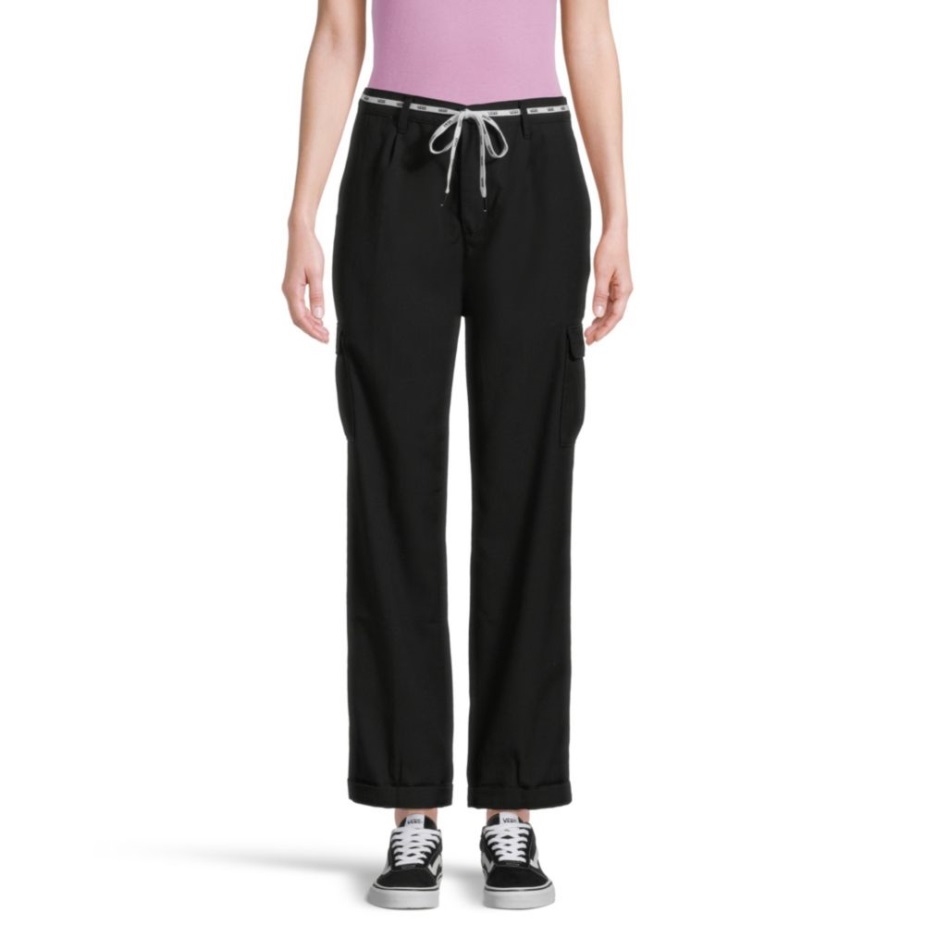 Vans γυναικείο παπούτσι δαντέλα Cargo παντελόνι μαύρο