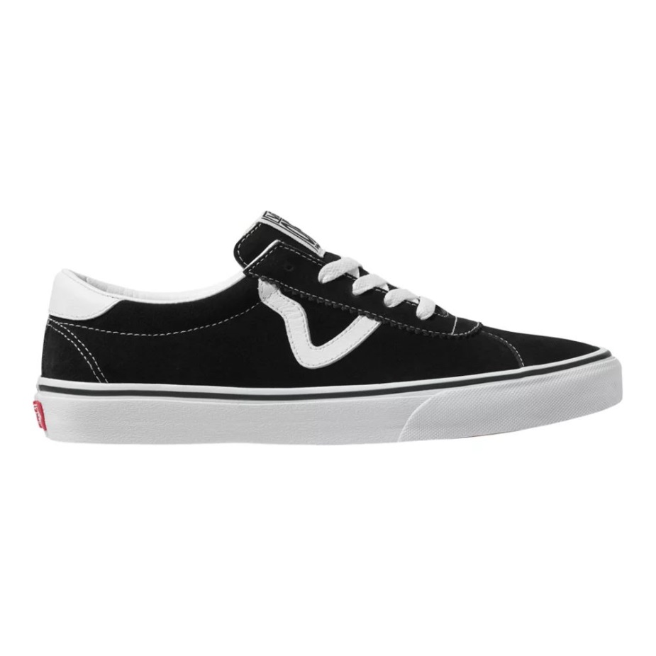 Vans γυναικεία αθλητικά Suede Skate παπούτσια μαύρο-άσπρο