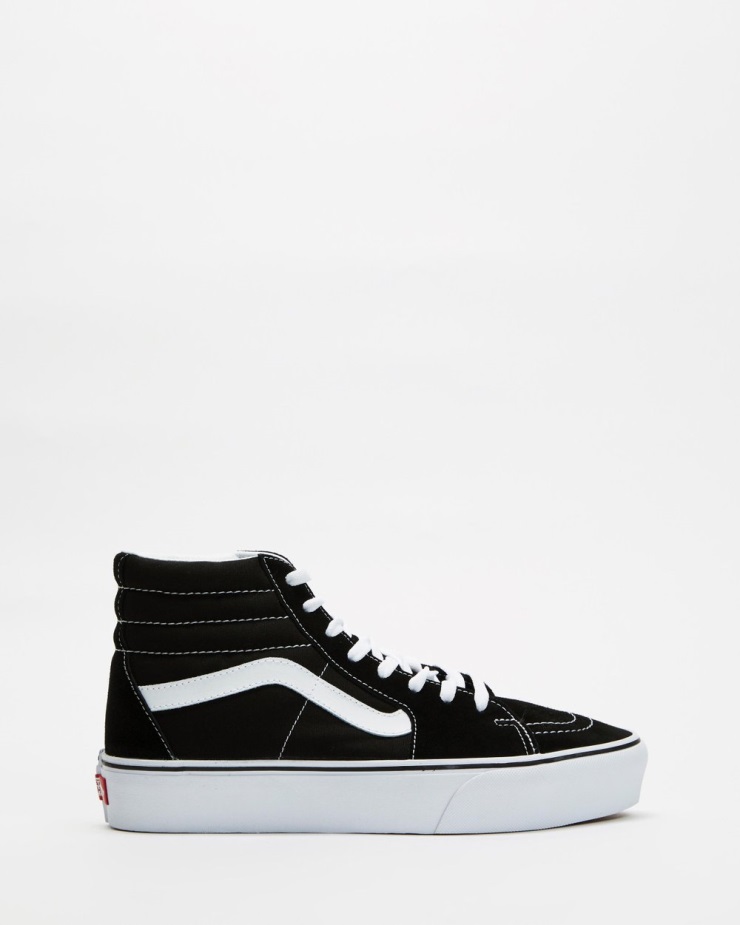 Vans Sk8-hi Platform 2.0 - Unisex μαύρο-αληθινό λευκό