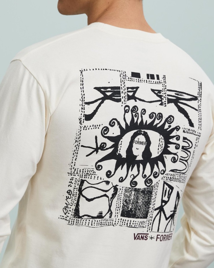 Vans πρώην μακρυμάνικο μπλουζάκι φυσικό