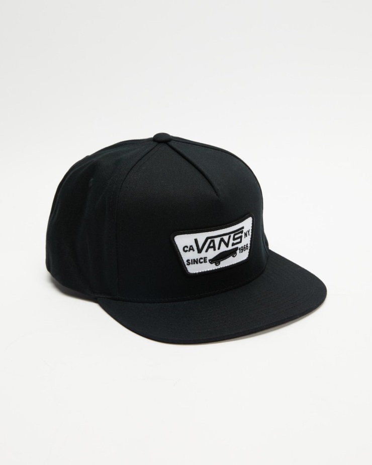 Vans Full Patch Snapback αληθινό μαύρο