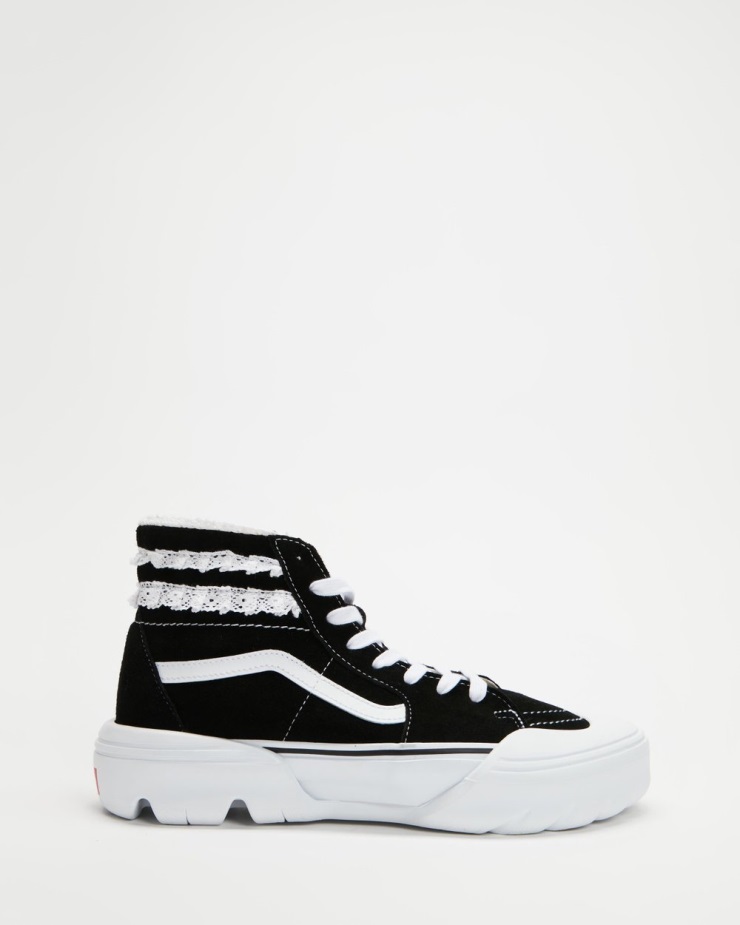 Vans X Sandy Liang Sk8-hi κωνικό - Unisex μαύρο-άσπρο