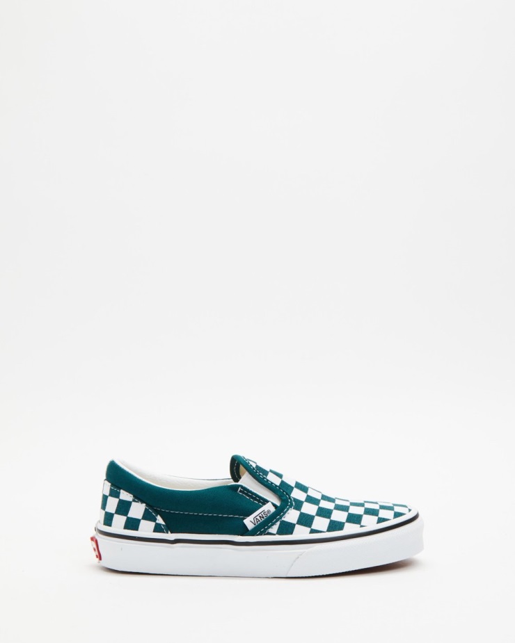 Vans Classic Slip-ons - παιδικό γαλαζοπράσινο