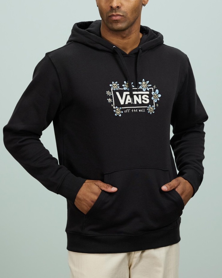 Vans Trippy Grin Hoodie μαύρο