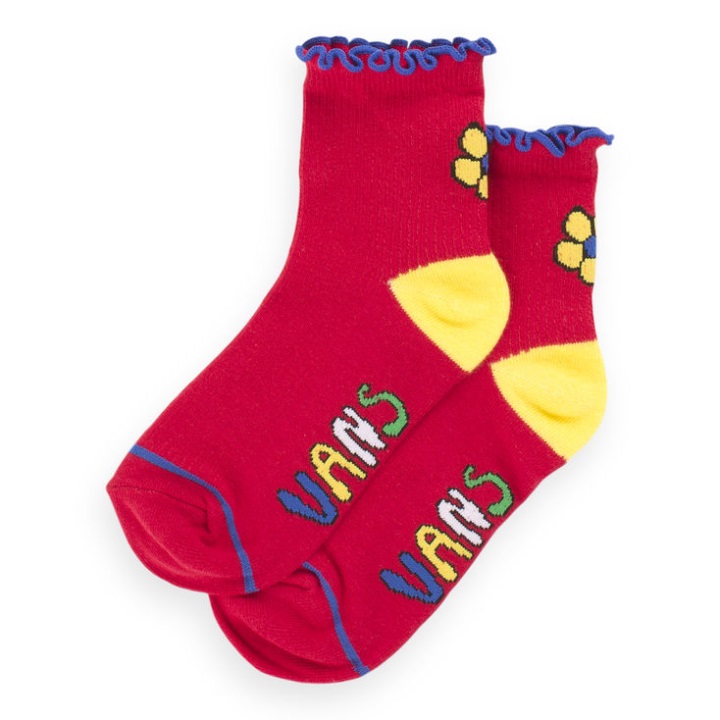 Κόκκινες κάλτσες Vans Brighton Zeuner