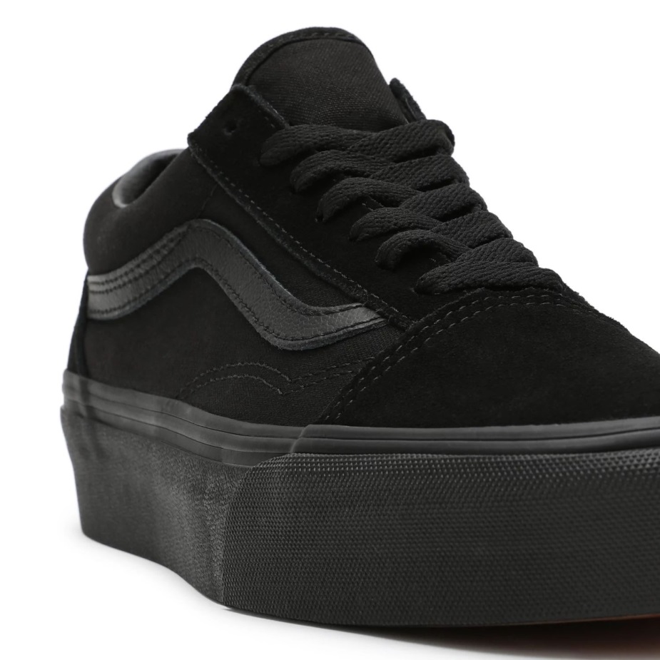 Πλατφόρμα Vans μαύρα παλιά Skool παπούτσια