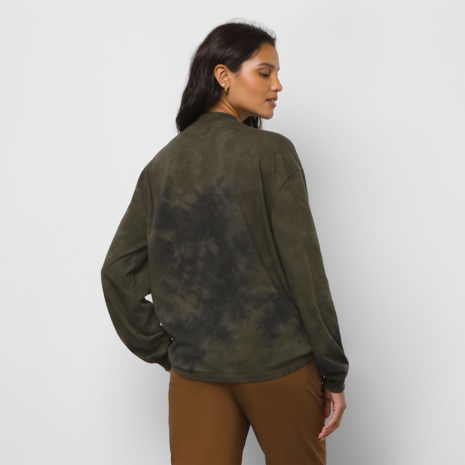 Φορτηγά καρέ μακέτα λαιμό μπλουζάν μανίκι μπλουζάκι φύλλο σταφυλιού