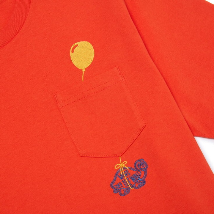 έμβλημα βαν μπαλονιού μπλουζάκι πικάντικο πορτοκαλί