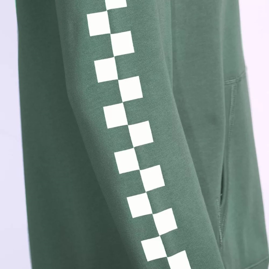 ανδρικά φορτηγά αντίστροφα πουλόβερ με κουκούλα με πράσινο χρώμα