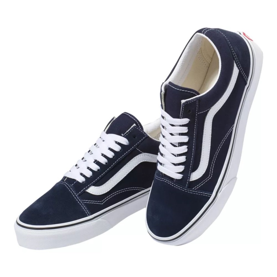 βαν ανδρικά παλιά παπούτσια για Skate Sneakers Low Top Slip σε αναπνεύσιμο παριζιάνικο νυχτερινό λευκό