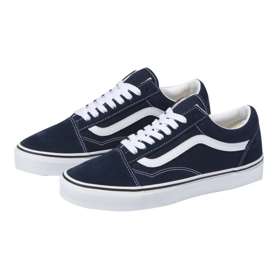 βαν ανδρικά παλιά παπούτσια για Skate Sneakers Low Top Slip σε αναπνεύσιμο παριζιάνικο νυχτερινό λευκό
