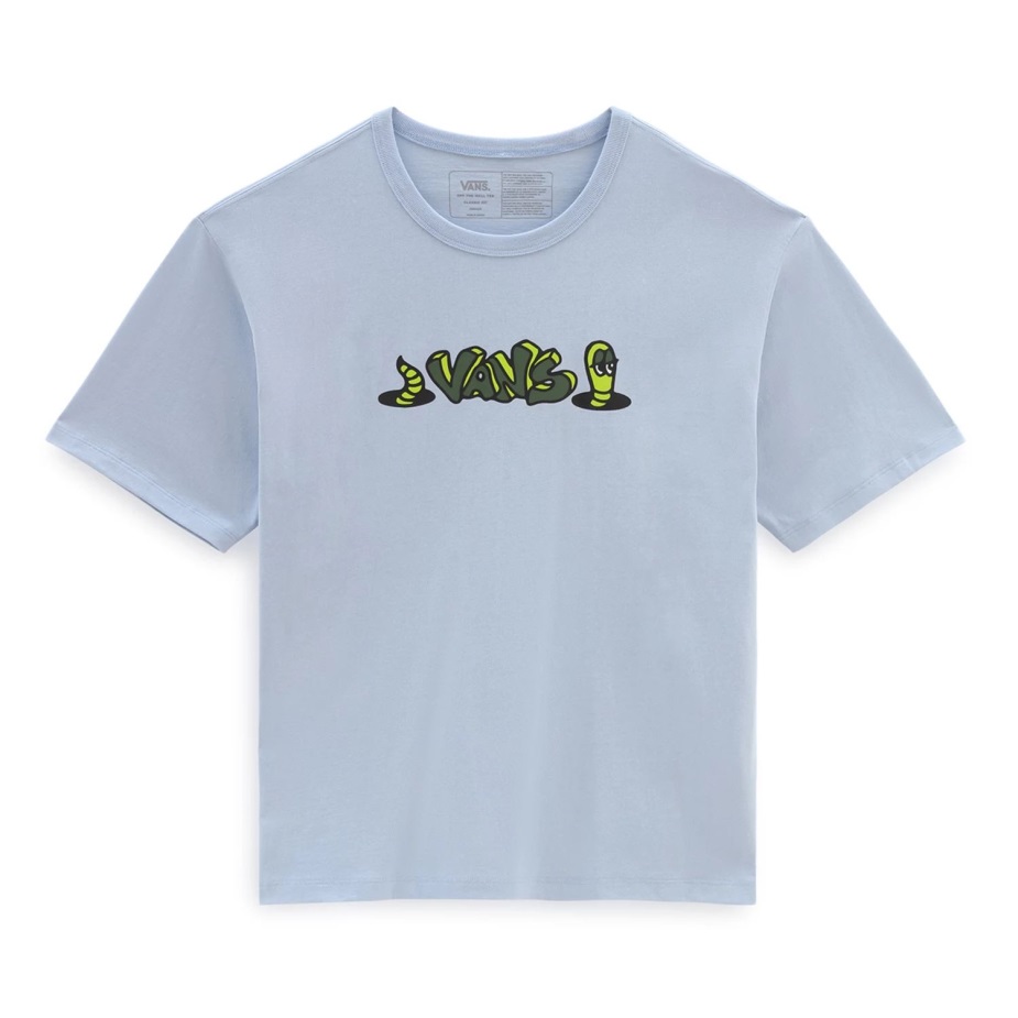 βαν από τον τοίχο γραφικό φαρδύ μπλουζάκι μπλε