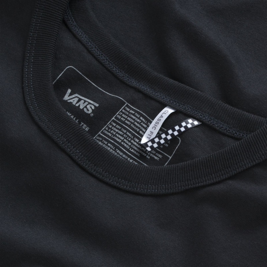 βαν από τον τοίχο κλασικό μαύρο μπλουζάκι